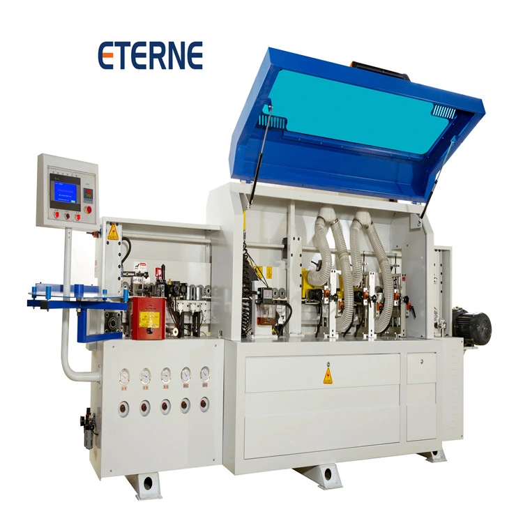 Et-360b Laminate Trimmer Wood Through Feed MDF Full Automatic Bevle Edge Banding Machine Price